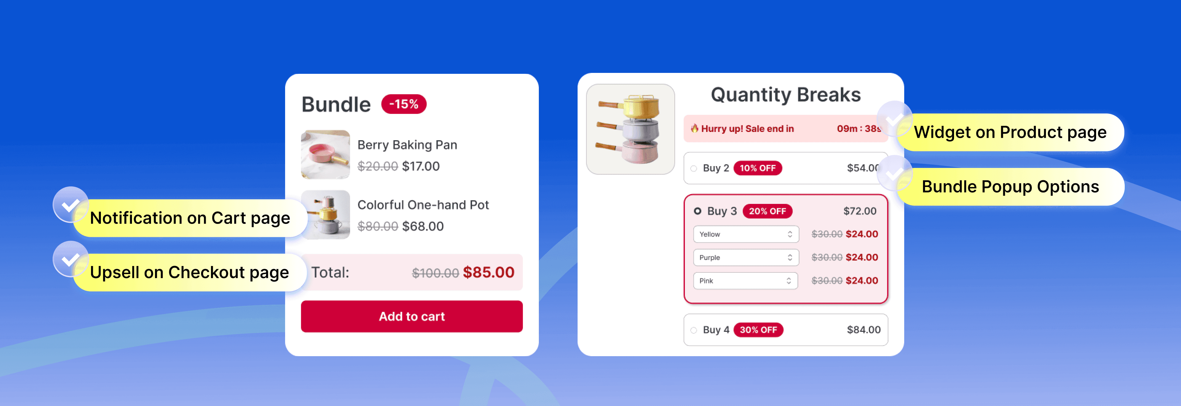 Pareto Quantity Breaks & Discounts dashboard preview