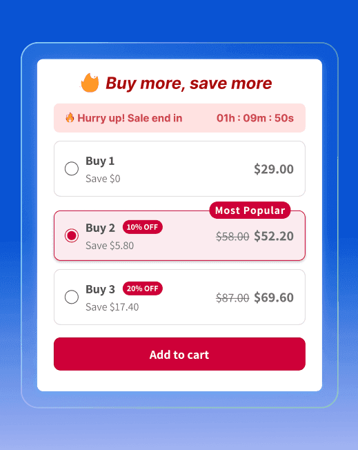 Pareto Quantity Breaks & Discounts feature preview