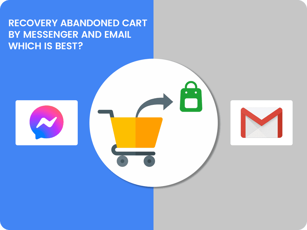 Cover image for Recovery abandoned cart campaign by Messenger and Email: Which is best?