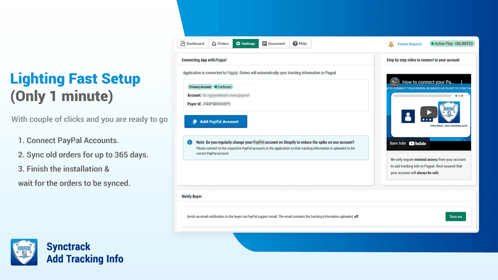 Cover image for Synctrack Fast Setup – Shortening your time when installing our app
