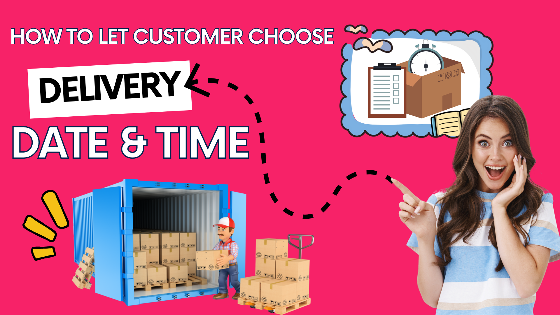 scheduled delivery, let customer to choose delivery date&time