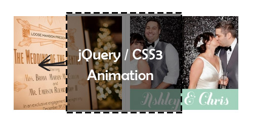 jQuery and CSS3 effect