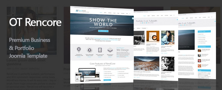 OT Rendcore - Premium Business & Portfolio Joomla Template