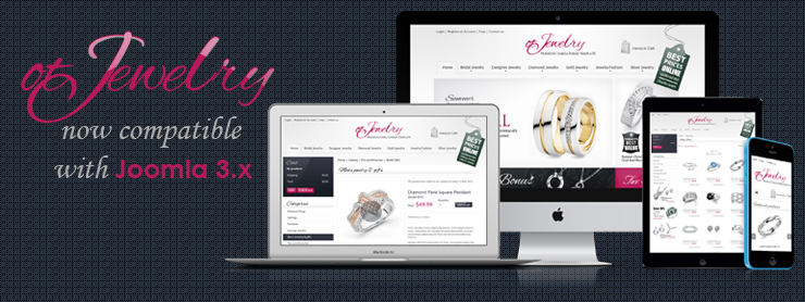 OT Jewelry template available for Joomla 3.0